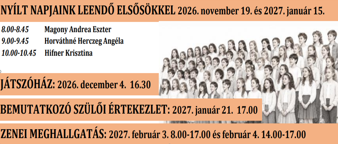 LEENDŐ ELSŐSÖK SZÜLEINEK